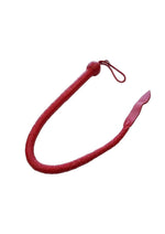 Load image into Gallery viewer, Rouge Leather Devil Tail Whip - Red
