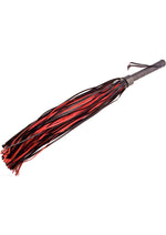 Load image into Gallery viewer, Rouge Leather Flogger - Black/Red
