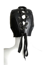 Load image into Gallery viewer, Rouge Leather Half Mask
