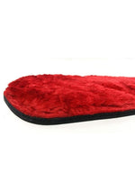 Load image into Gallery viewer, Rouge Leather Paddle with Faux Fur - Black/Red
