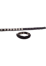 Load image into Gallery viewer, Rouge Multi Snap Cock Leather Strap Cock Ring - Black
