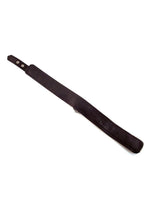Load image into Gallery viewer, Rouge Plain Leather Adjustable Collar 1 Ring - Black
