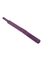 Load image into Gallery viewer, Rouge Plain Leather Adjustable Collar 1 Ring - Purple
