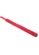 Load image into Gallery viewer, Rouge Plain Leather Adjustable Collar 1 Ring - Red
