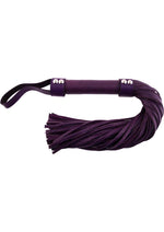 Load image into Gallery viewer, Rouge Short Leather Flogger - Purple
