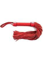 Load image into Gallery viewer, Rouge Short Leather Flogger - Red
