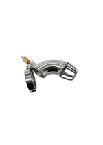 Load image into Gallery viewer, Rouge Stainless Steel Chastity Cock Cage with Padlock
