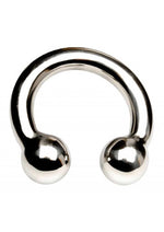 Load image into Gallery viewer, Rouge Stainless Steel Play Horseshoe Cockring 50 Millimeters - Silver
