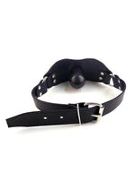 Load image into Gallery viewer, Rouge Strap-On Leather Gag with Dong - Black
