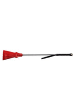 Load image into Gallery viewer, Rouge Tasselled Leather Riding Crop
