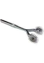 Load image into Gallery viewer, Rouge Two Prong Stainless Steel Pinwheel - Silver
