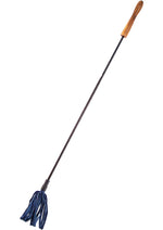Load image into Gallery viewer, Rouge Wood Handle Riding Crop - Blue
