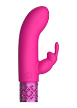 Load image into Gallery viewer, Royal Gems Dazzling Silicone Rechargeable Bullet - Pink
