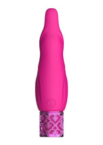 Load image into Gallery viewer, Royal Gems Sparkle Silicone Rechargeable Bullet - Pink
