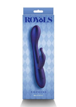 Load image into Gallery viewer, Royals Empress Rechargeable Silicone Rabbit Vibrator - Blue
