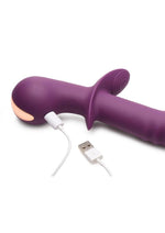 Load image into Gallery viewer, Rumblers 10x G-Spot Silicone Rabbit Vibrator
