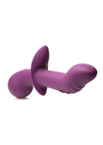 Load image into Gallery viewer, Rumblers 10x G-Spot Silicone Rabbit Vibrator - Purple
