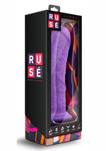 Load image into Gallery viewer, Ruse Jammy Silicone Dildo - Purple - 8in
