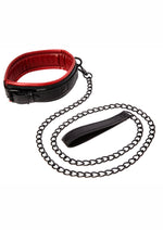 Load image into Gallery viewer, Saffron Collar and Leash - Black/Red
