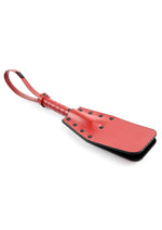 Load image into Gallery viewer, Saffron Studded Spanker - Black/Red
