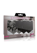 Load image into Gallery viewer, Satin and Lace Hearts Pasties - Black
