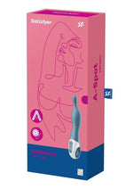 Load image into Gallery viewer, Satisfyer A-Mazing 1 Silicone Vibrating Stimulator - Blue
