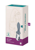 Load image into Gallery viewer, Satisfyer Air Pump Booty 1 Rechargeable Silicone Anal Vibrator - Gray/Grey/White
