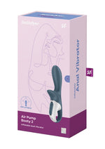 Load image into Gallery viewer, Satisfyer Air Pump Booty 2 Rechargeable Silicone Anal Vibrator - Gray
