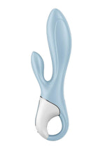Load image into Gallery viewer, Satisfyer Air Pump Bunny 1 Rechargeable Silicone Rabbit Vibrator - Blue/White
