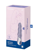 Load image into Gallery viewer, Satisfyer Air Pump Vibrator 1 Rechargeable Silicone Vibrator - Purple/White
