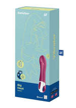 Load image into Gallery viewer, Satisfyer Big Heat Rechargeable Silicone Warming Vibrator - Magenta/Pink

