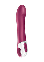 Load image into Gallery viewer, Satisfyer Big Heat Rechargeable Silicone Warming Vibrator - Magenta/Pink
