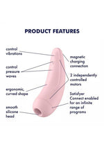 Load image into Gallery viewer, Satisfyer Curvy 2+ Rechargeable Silicone Clitoral Stimulator
