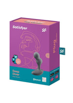Load image into Gallery viewer, Satisfyer Deep Diver Silicone Vibrating Anal Plug - Grey
