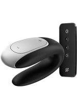 Load image into Gallery viewer, Satisfyer Double Fun Silicone Rechargeable Dual Vibrator with Remote Control
