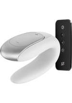 Load image into Gallery viewer, Satisfyer Double Fun Silicone Rechargeable Dual Vibrator with Remote Control
