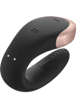 Load image into Gallery viewer, Satisfyer Double Love Silicone Rechargeable Dual Vibrator with Remote Control

