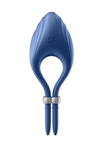 Load image into Gallery viewer, Satisfyer Duelist Silicone Vibrating Adjustable Couples Ring - Blue
