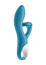 Load image into Gallery viewer, Satisfyer Embrace Me Silicone Rechargeable Vibrator with Clitoral Stimulation
