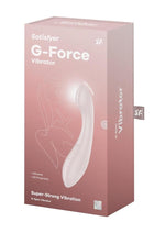 Load image into Gallery viewer, Satisfyer G-Force Rechargeable Silicone Vibrator - Beige/White
