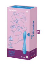 Load image into Gallery viewer, Satisfyer G-Spot Flex 4+ Rechargeable Silicone Vibrator - Blue
