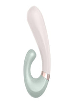 Load image into Gallery viewer, Satisfyer Heat Wave Silicone Warming Rabbit Vibrator - Green/Mint
