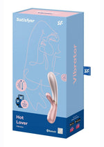 Load image into Gallery viewer, Satisfyer Hot Lover Rechargeable Silicone Warming Dual-Stim Vibrator - Pink
