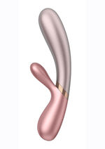 Load image into Gallery viewer, Satisfyer Hot Lover Rechargeable Silicone Warming Dual-Stim Vibrator - Pink
