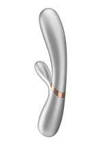 Load image into Gallery viewer, Satisfyer Hot Lover Rechargeable Silicone Warming Dual-Stim Vibrator
