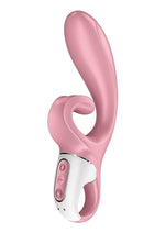 Load image into Gallery viewer, Satisfyer Hug Me Rechargeable Silicone Vibrator with Clitoral Stimulation
