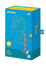 Load image into Gallery viewer, Satisfyer Lolli-Plug 2 Silicone Beaded Anal Plug - Grey
