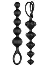 Load image into Gallery viewer, Satisfyer Love Beads Silicone Anal Beads Black (2 Each - Black - Per Set
