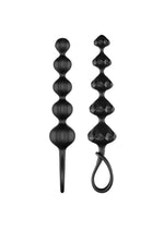 Load image into Gallery viewer, Satisfyer Love Beads Silicone Anal Beads Black (2 Each
