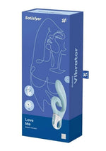 Load image into Gallery viewer, Satisfyer Love Me Rechargeable Silicone Rabbit Vibrator - Blue
